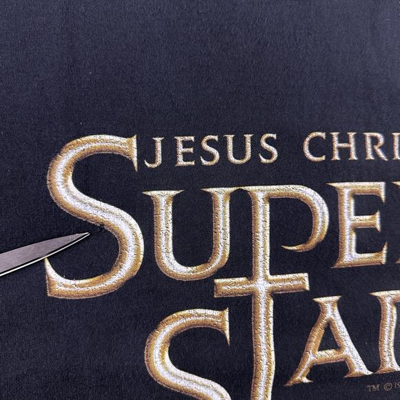 Vintage Jesus Christ Super Star 1996 Official 90's London Play T-Shirt‎ Size XL - Picture 7 of 10